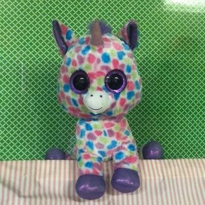 TY unicorn plushie